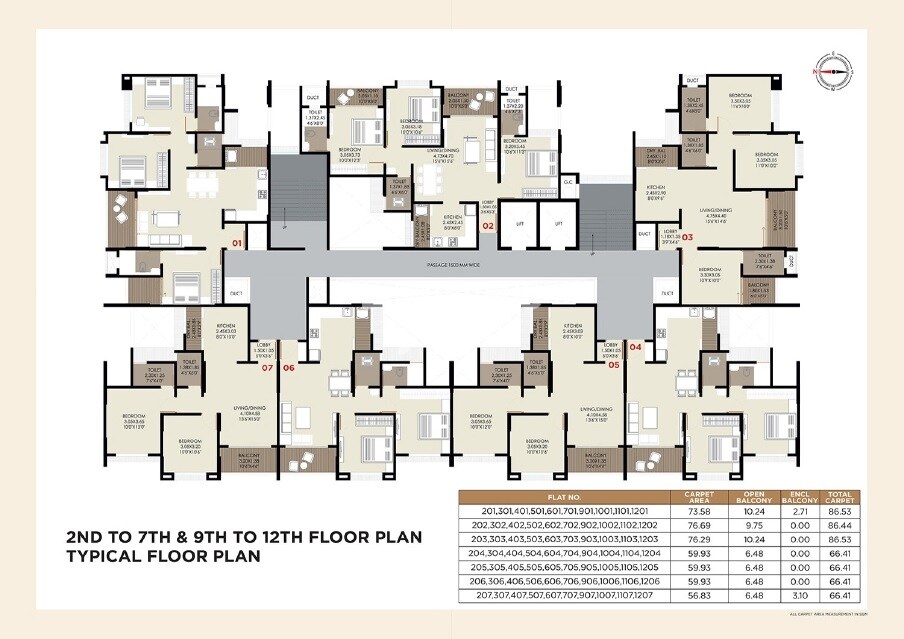 Rajshree Anantam Skyone Floor Plans