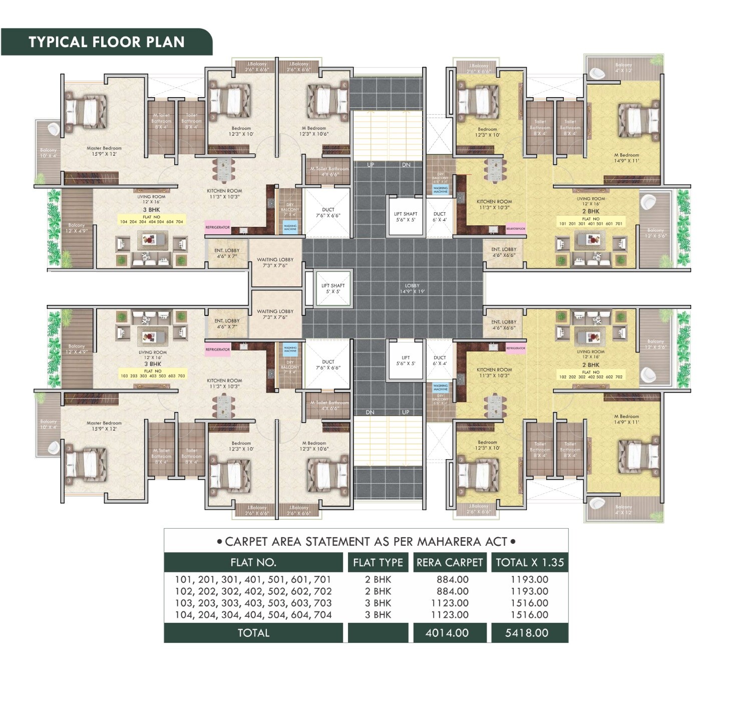 Rajveer Devanshi Floor Plans