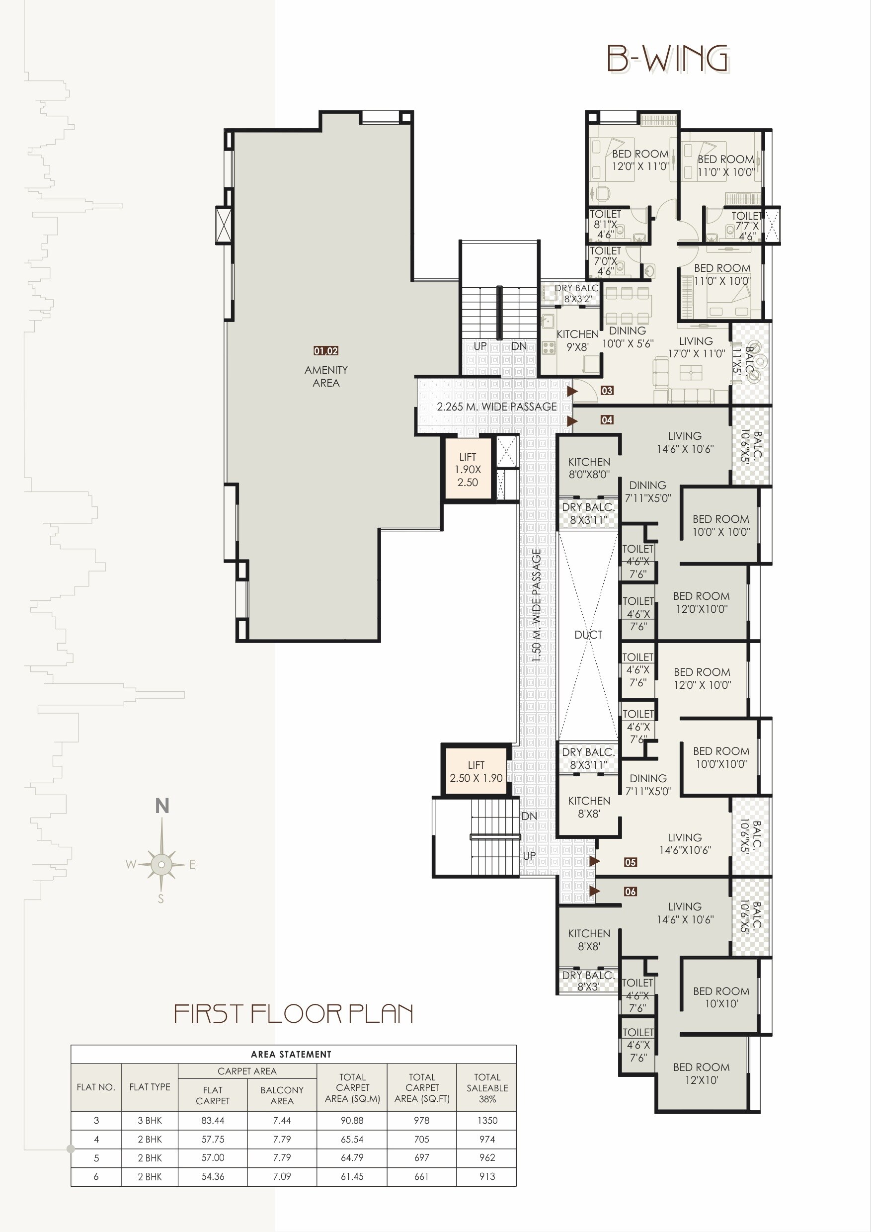 Rajyog Emerald Skies Floor Plans