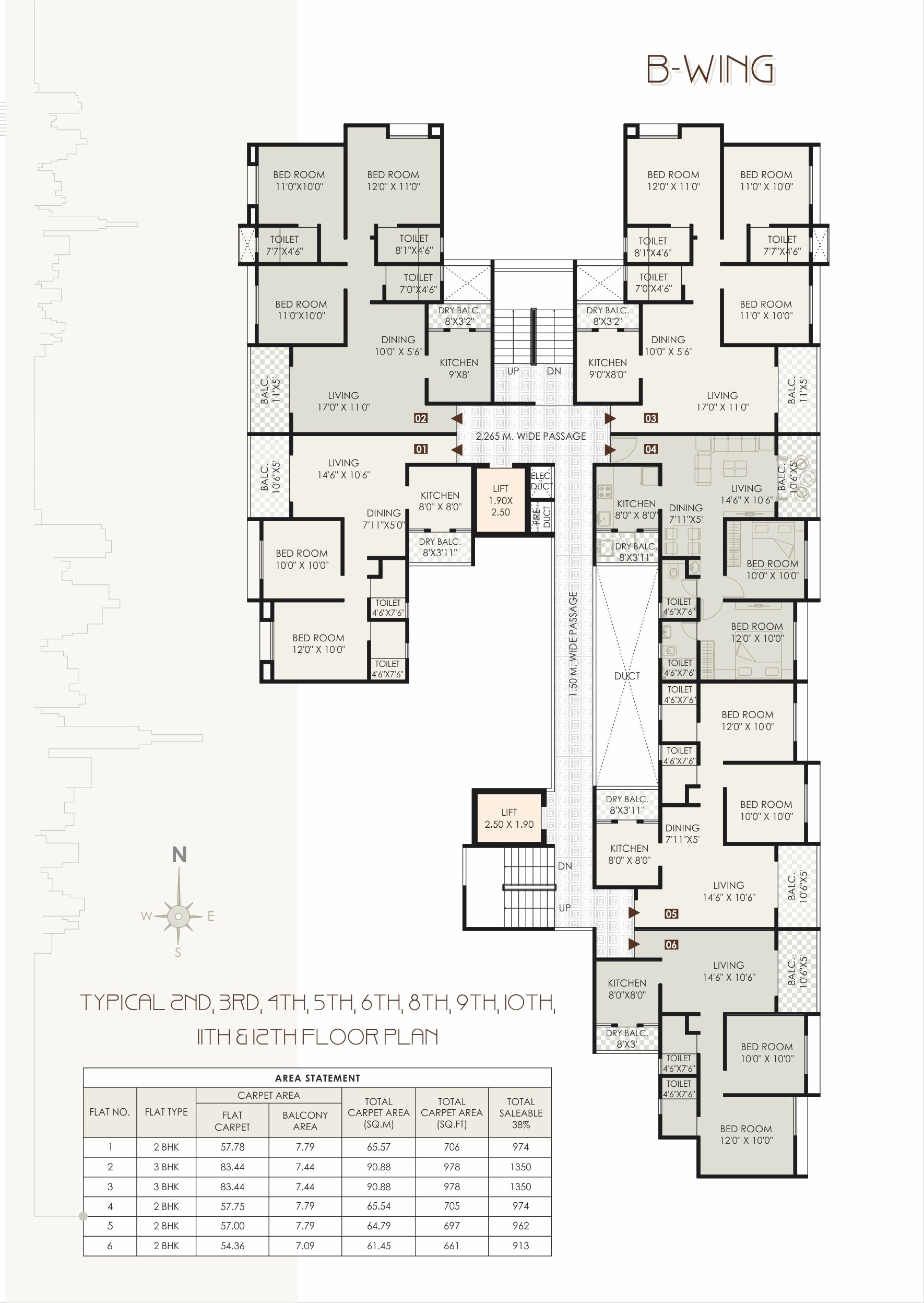 Rajyog Emerald Skies Floor Plans
