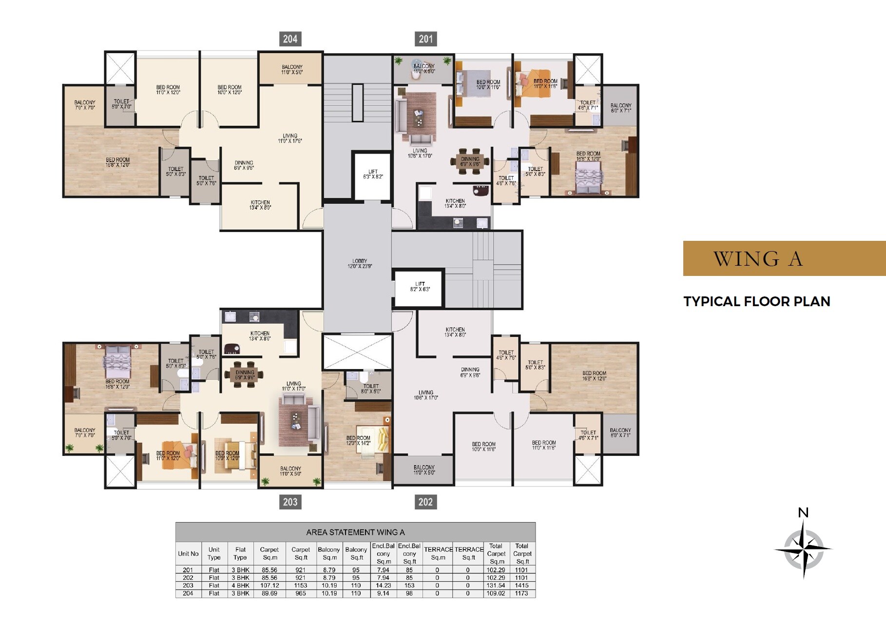 Ram India Address One Floor Plans 1