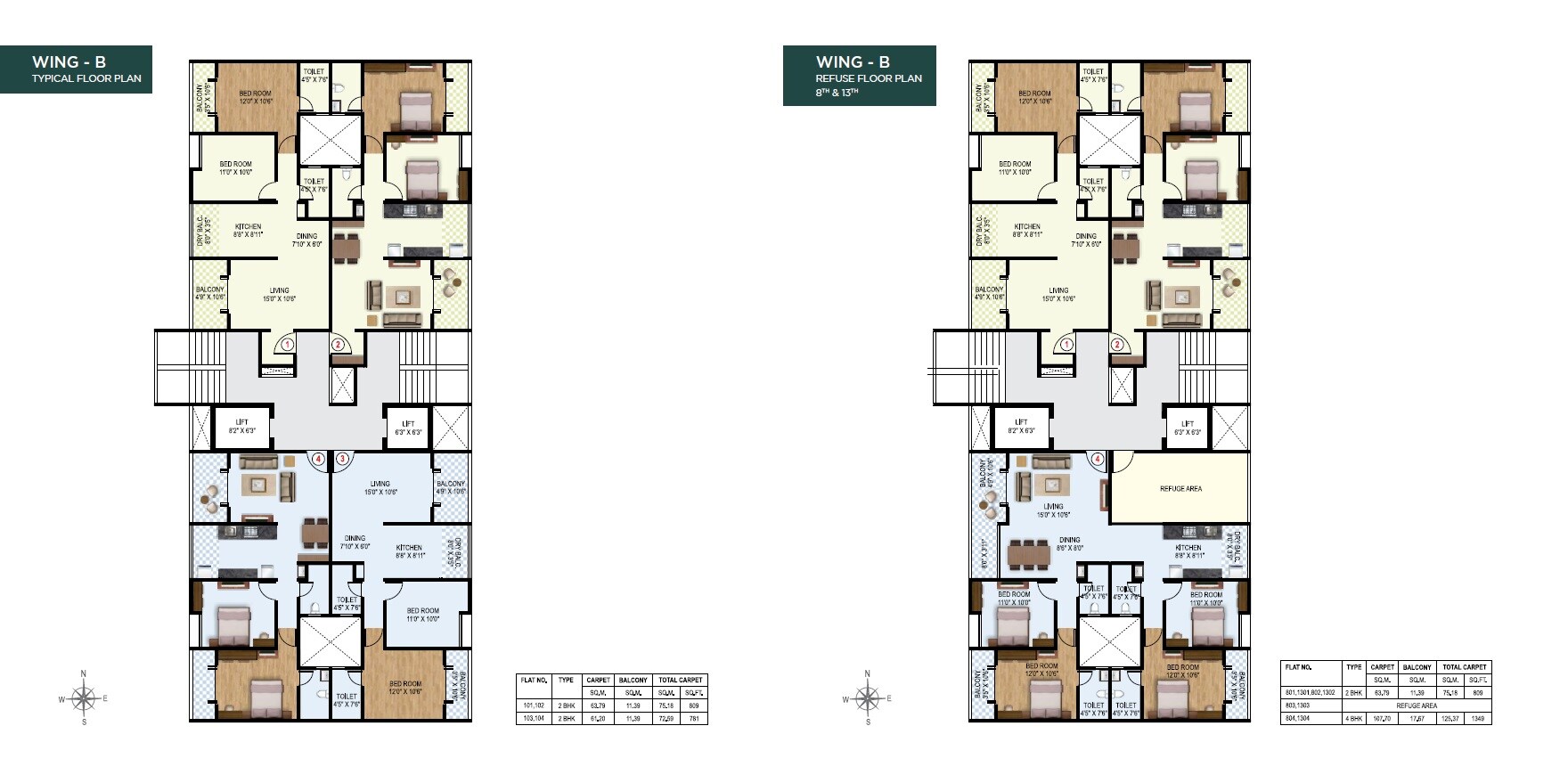 Ram India Palm Drive Floor Plans 1
