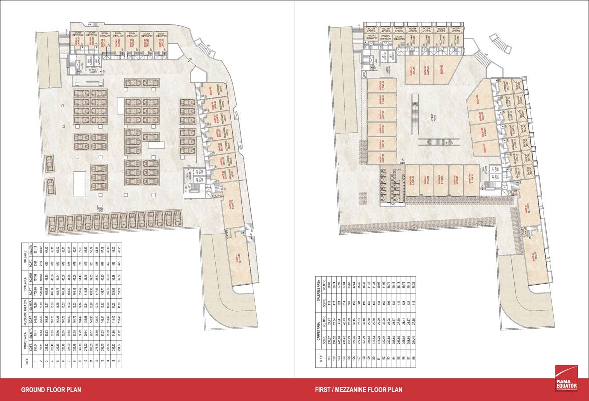 Rama Equator Floor Plans