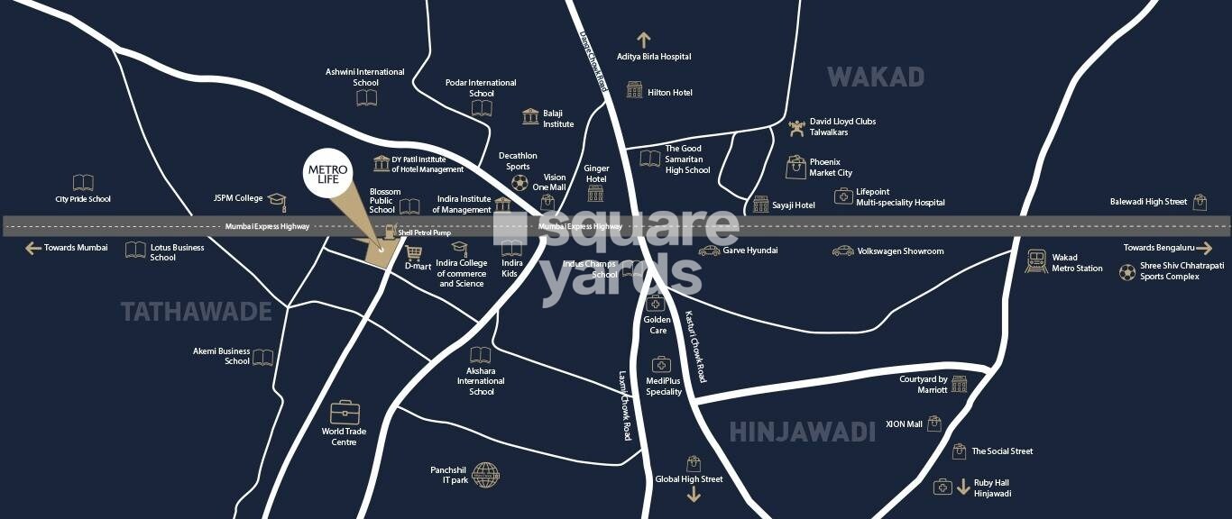 Rama Metro Life Bizz Bay Location Image