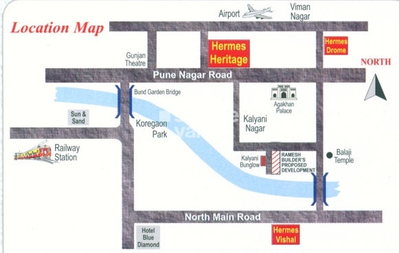 Ramesh Hermes Heritage Phase 2 Location Image