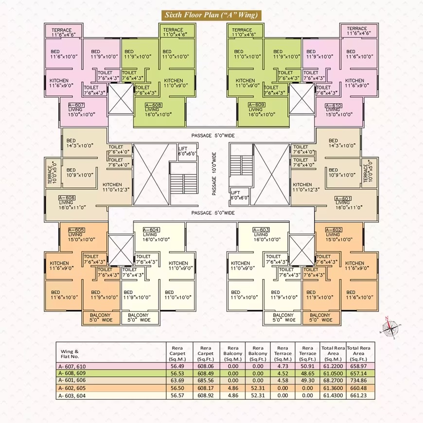 Ramoli Srushti Elegance Park Floor Plans