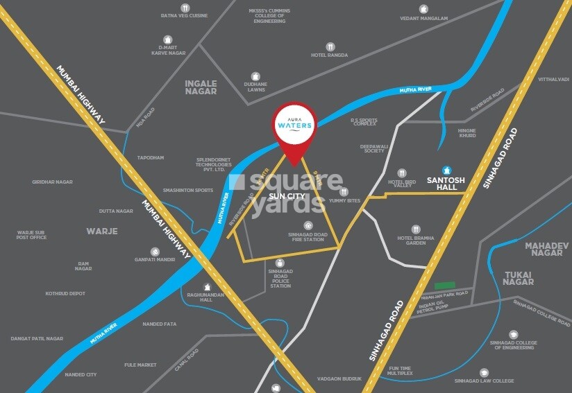 Ranawat Aura Waters Location Image