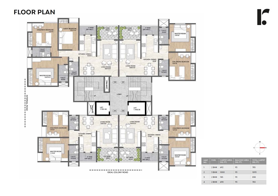 Ranjekar Avantika Floor Plans