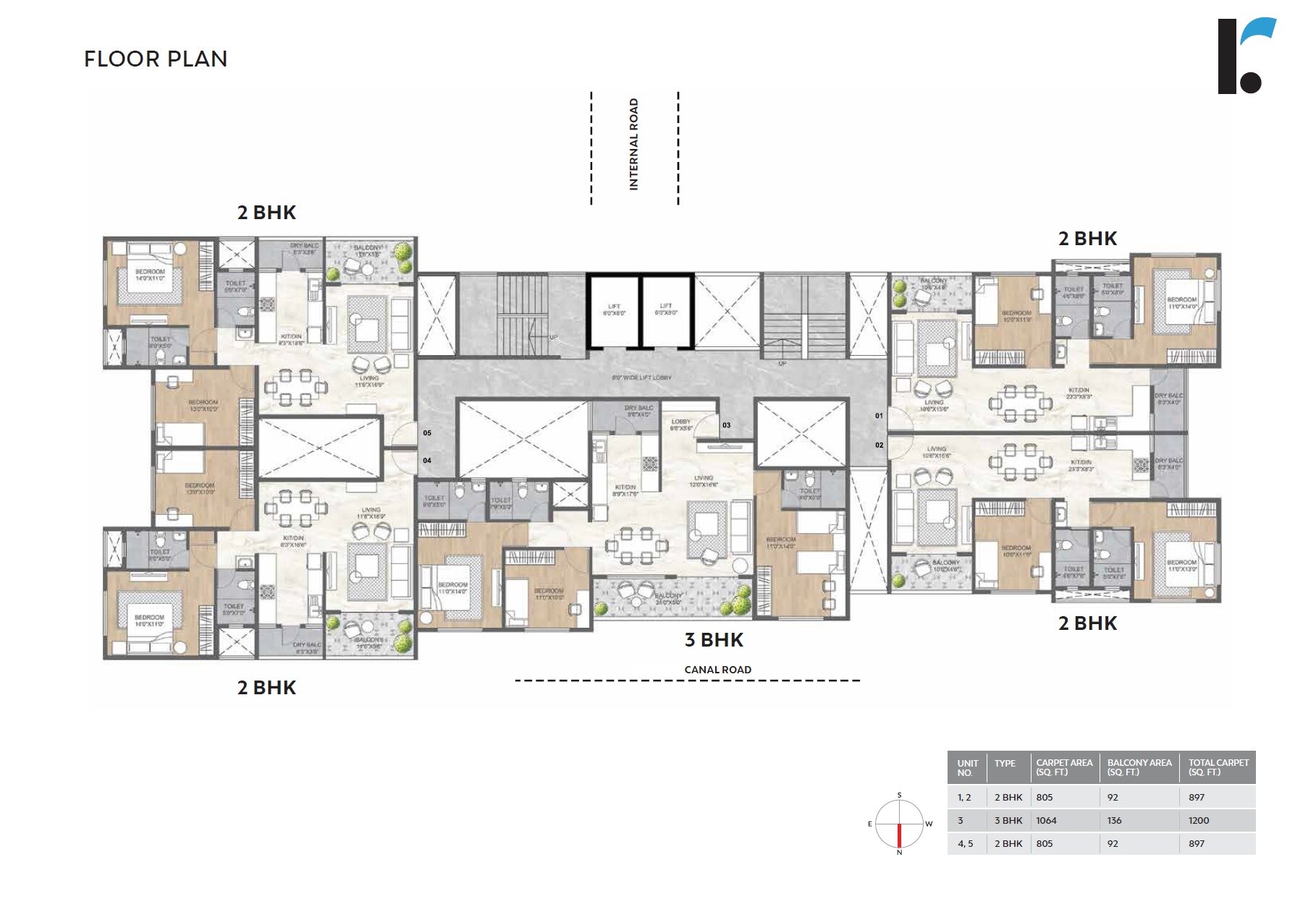 Ranjekar Dhansampada Floor Plans