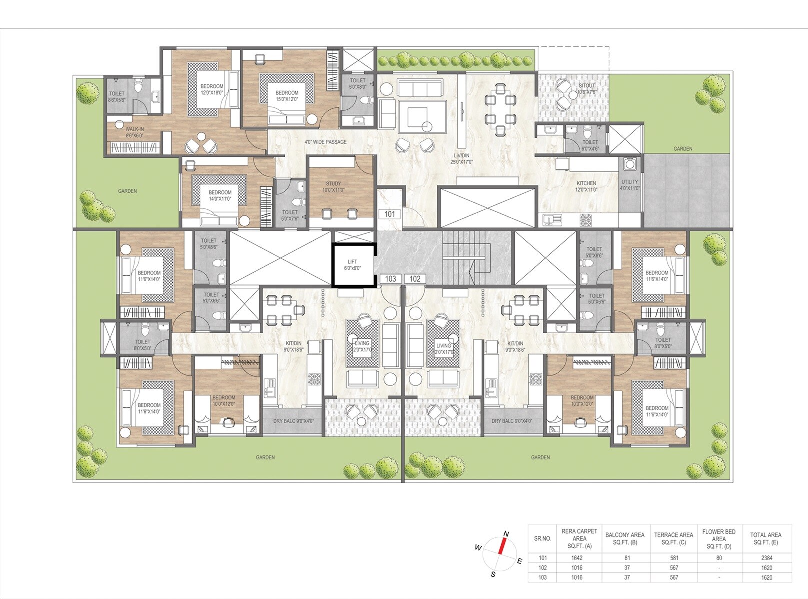 Ranjekar Saukhyam Floor Plans