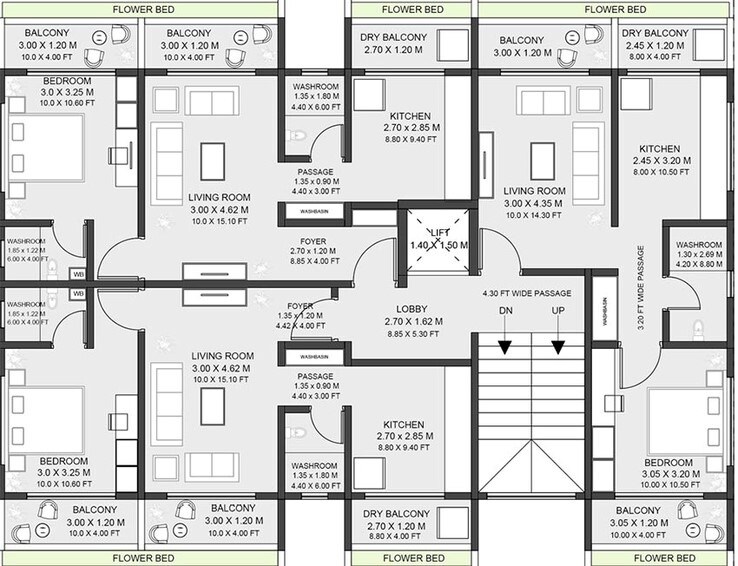 Raut The Galaxy One Floor Plans