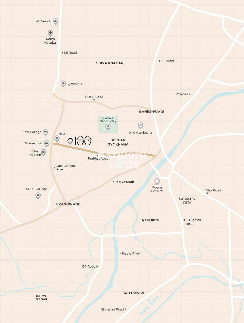 Ravetkar 100 Prabhat Location Image