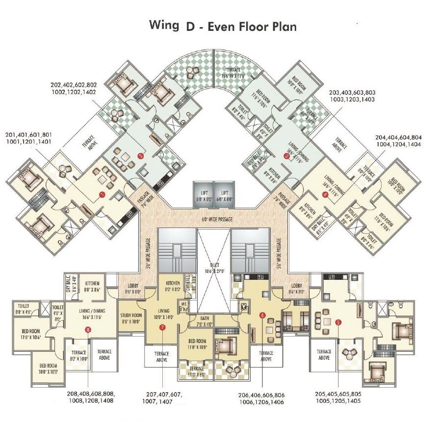 Ravinanda Skylights Floor Plans
