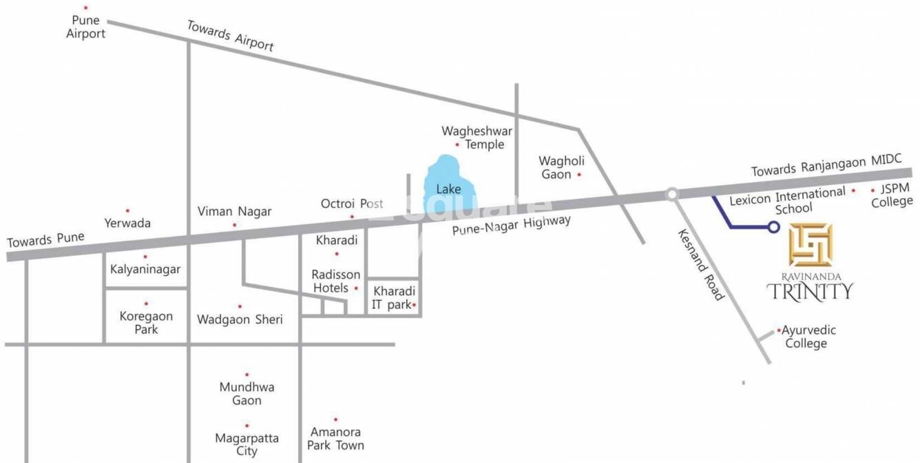 Ravinanda Trinity Location Image