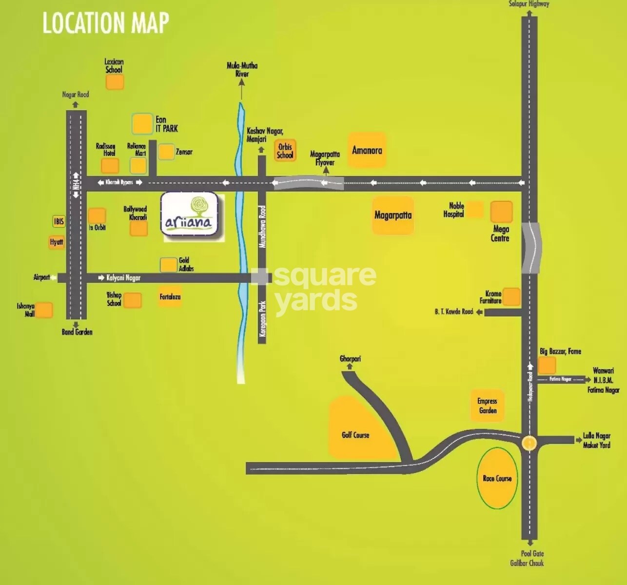 Raviraj Ariiana Location Image