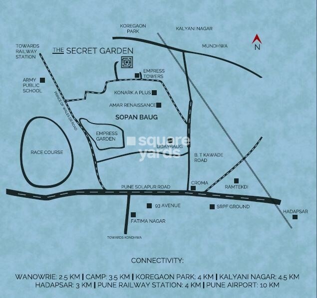 Raviraj The Secret Garden Location Image