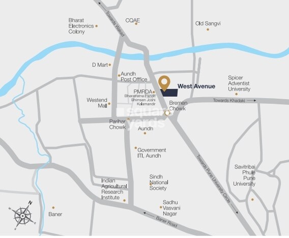 Raviraj West Avenue Location Image