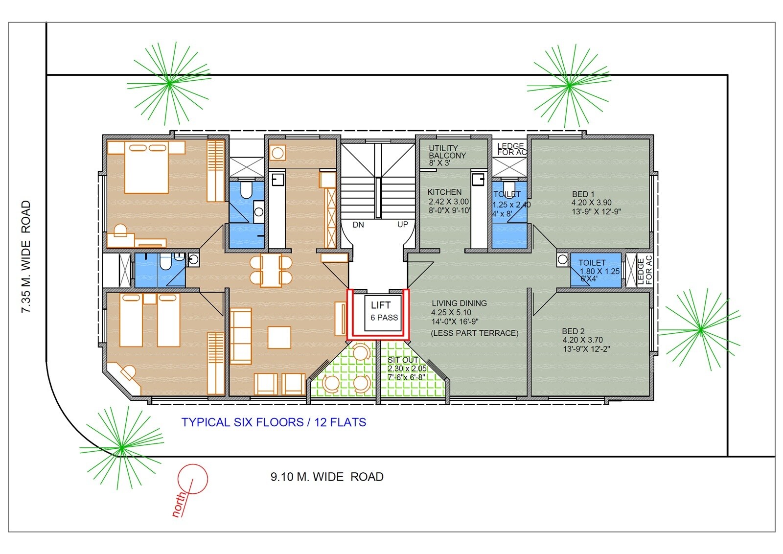RB Sadanand Condominium Floor Plans