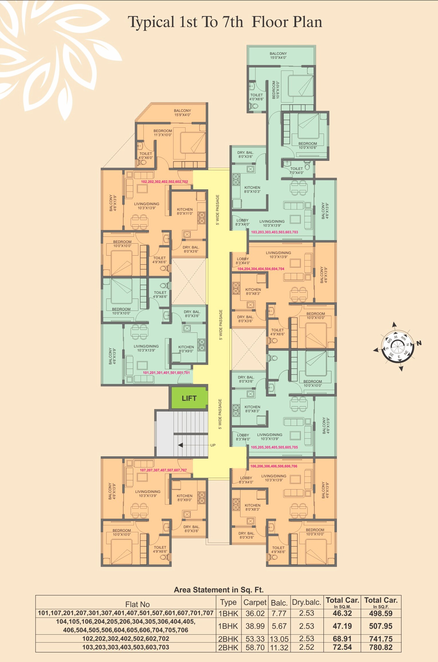 RB Vanity View Floor Plans
