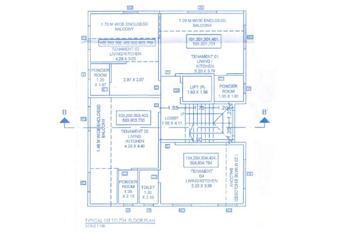 Rewati Courtyard Studios Floor Plans