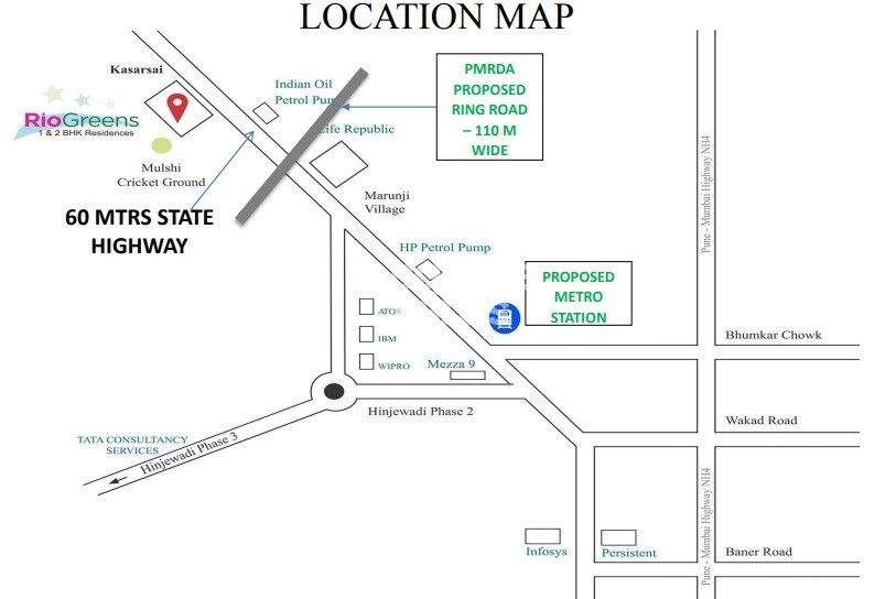 Jain Rio Greens Location Image