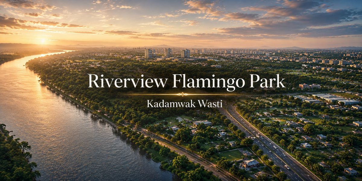 Riverview Flamingo Park residential project in Kadamwak Wasti