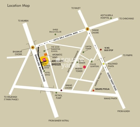 RK Lunkad Aromatic Breeze Location Image