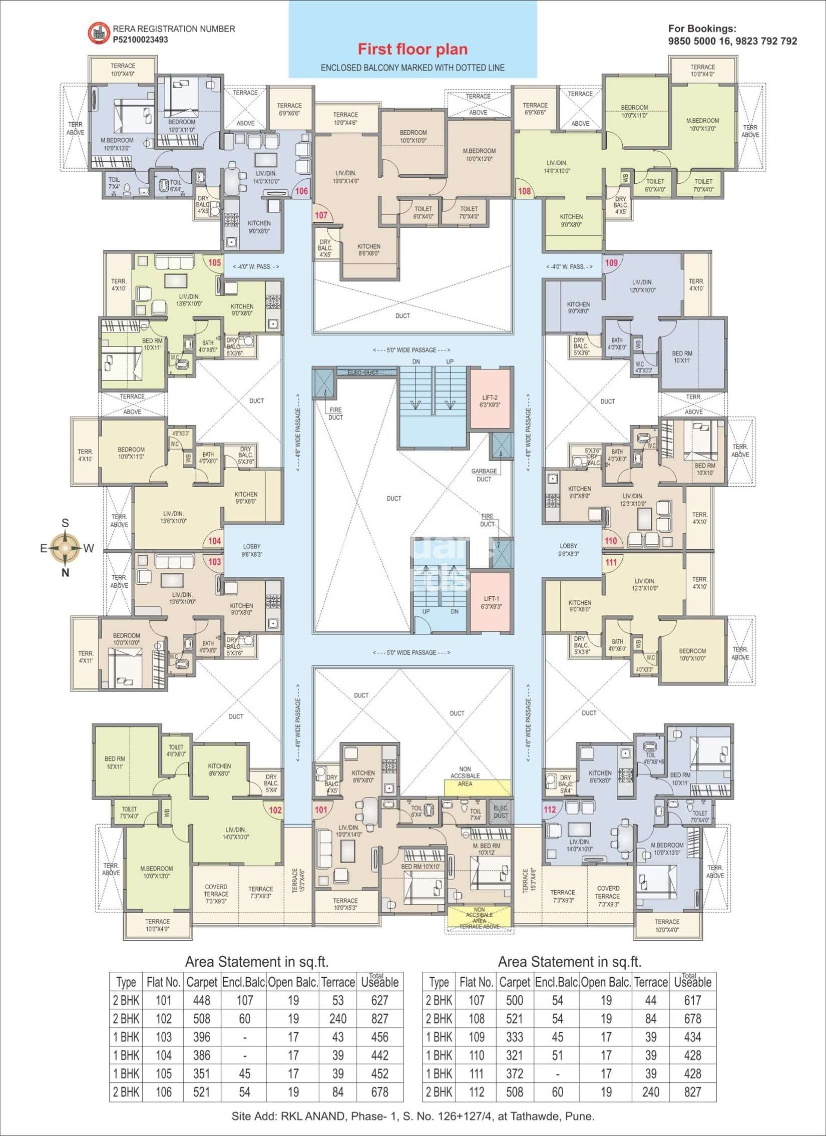 rk lunkad nisarg anand project floor plans1