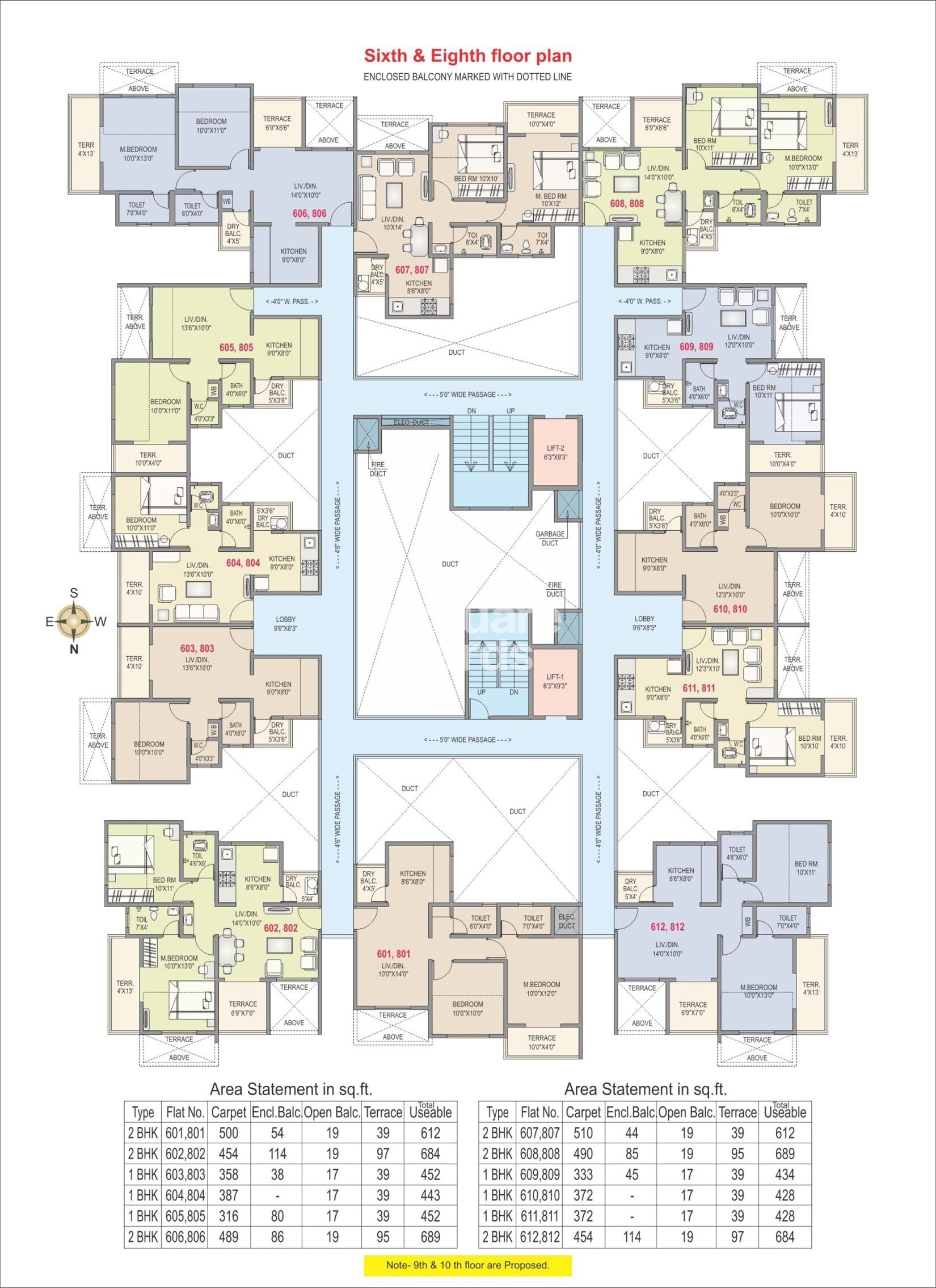 RK Lunkad Nisarg Anand Floor Plans
