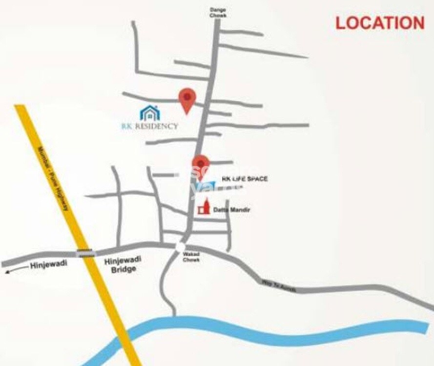 R K Residency Location Image