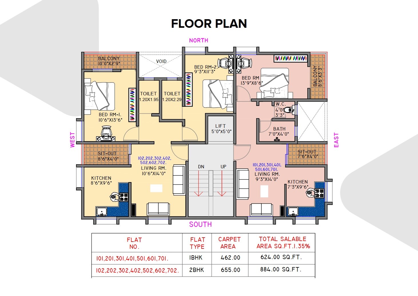 RMS Aarambh Floor Plans