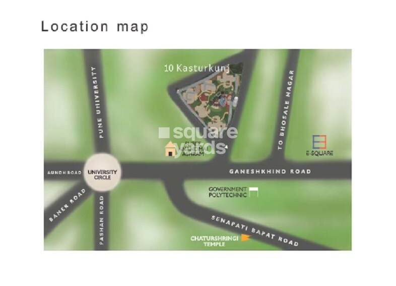 Rohan 10 Kasturkunj Location Image