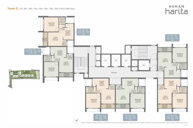 Rohan Harita Floor Plans 1