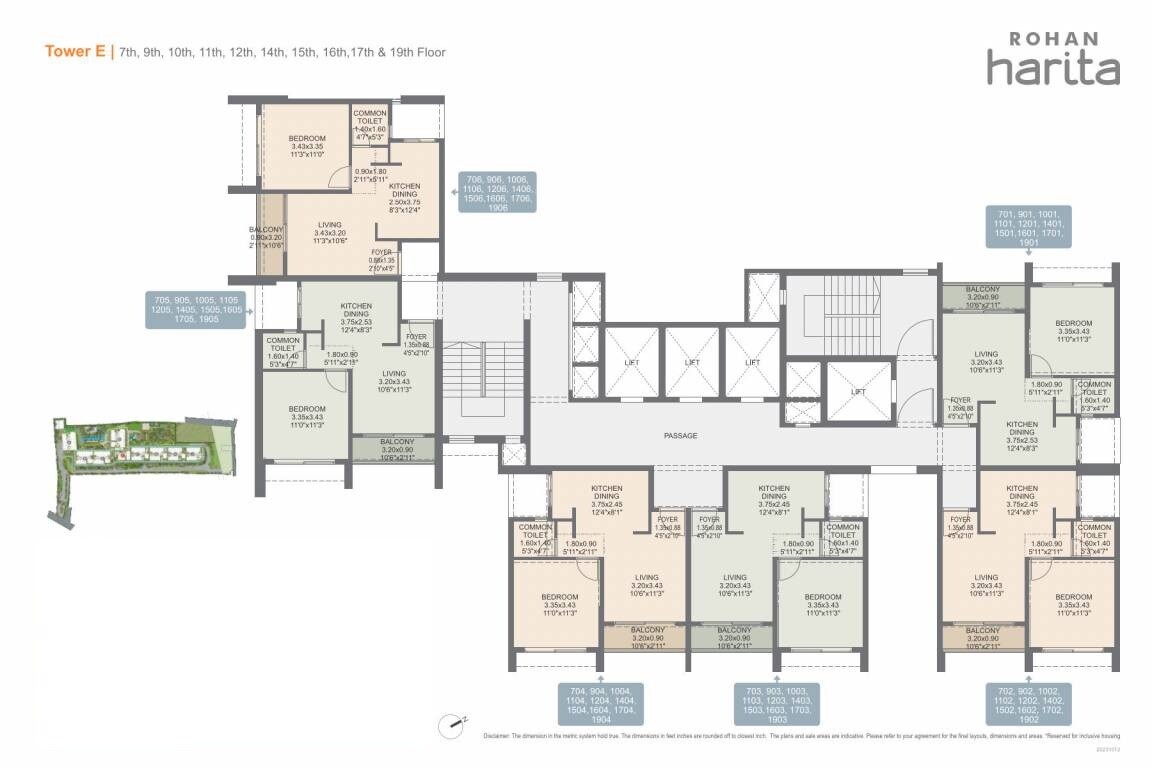 Rohan Harita Floor Plans 1