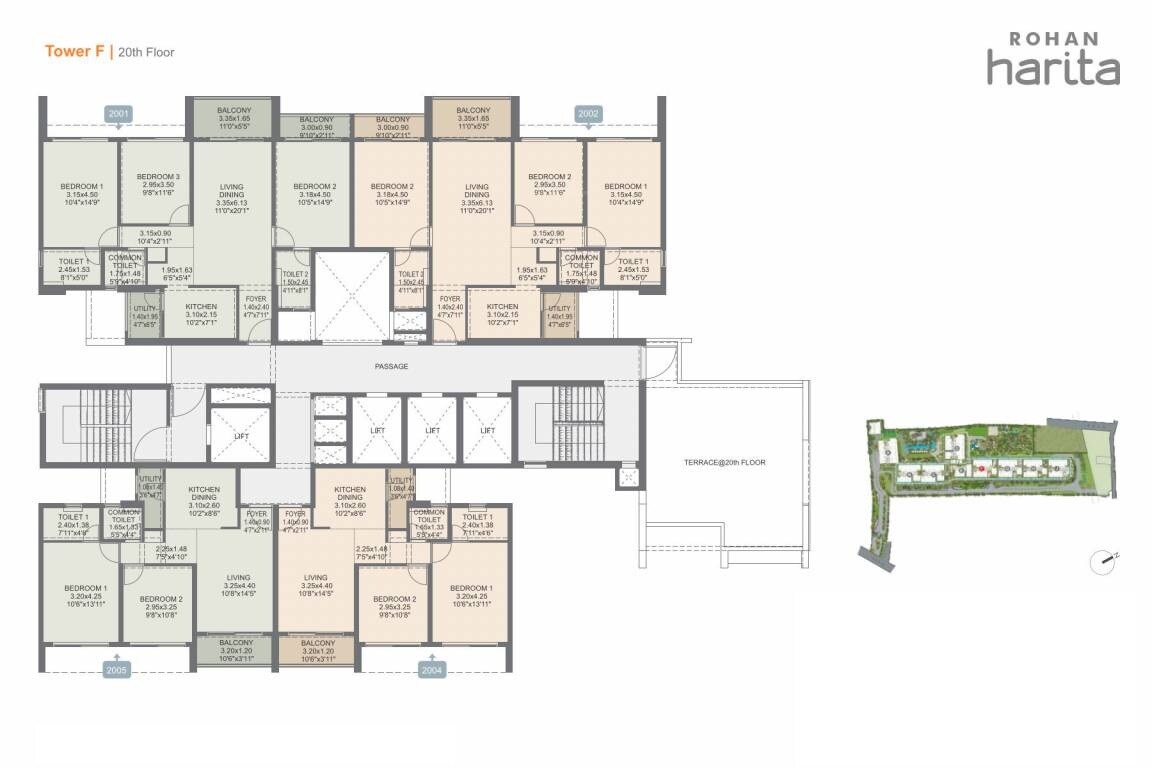 Rohan Harita Floor Plans 2