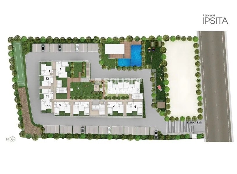 Rohan Ipsita Master Plan Image