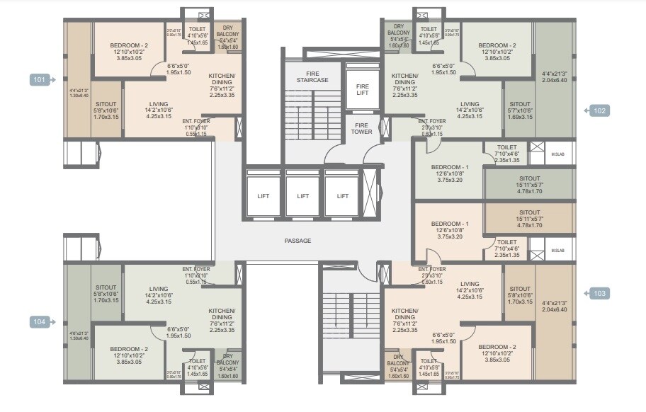 Rohan Nidita Floor Plans