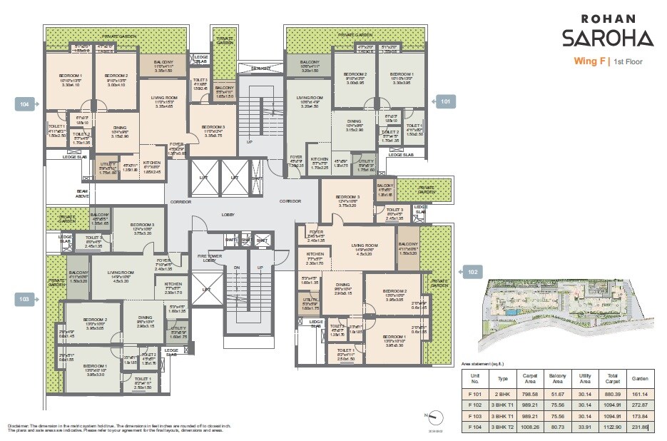 Rohan Saroha Floor Plans 1