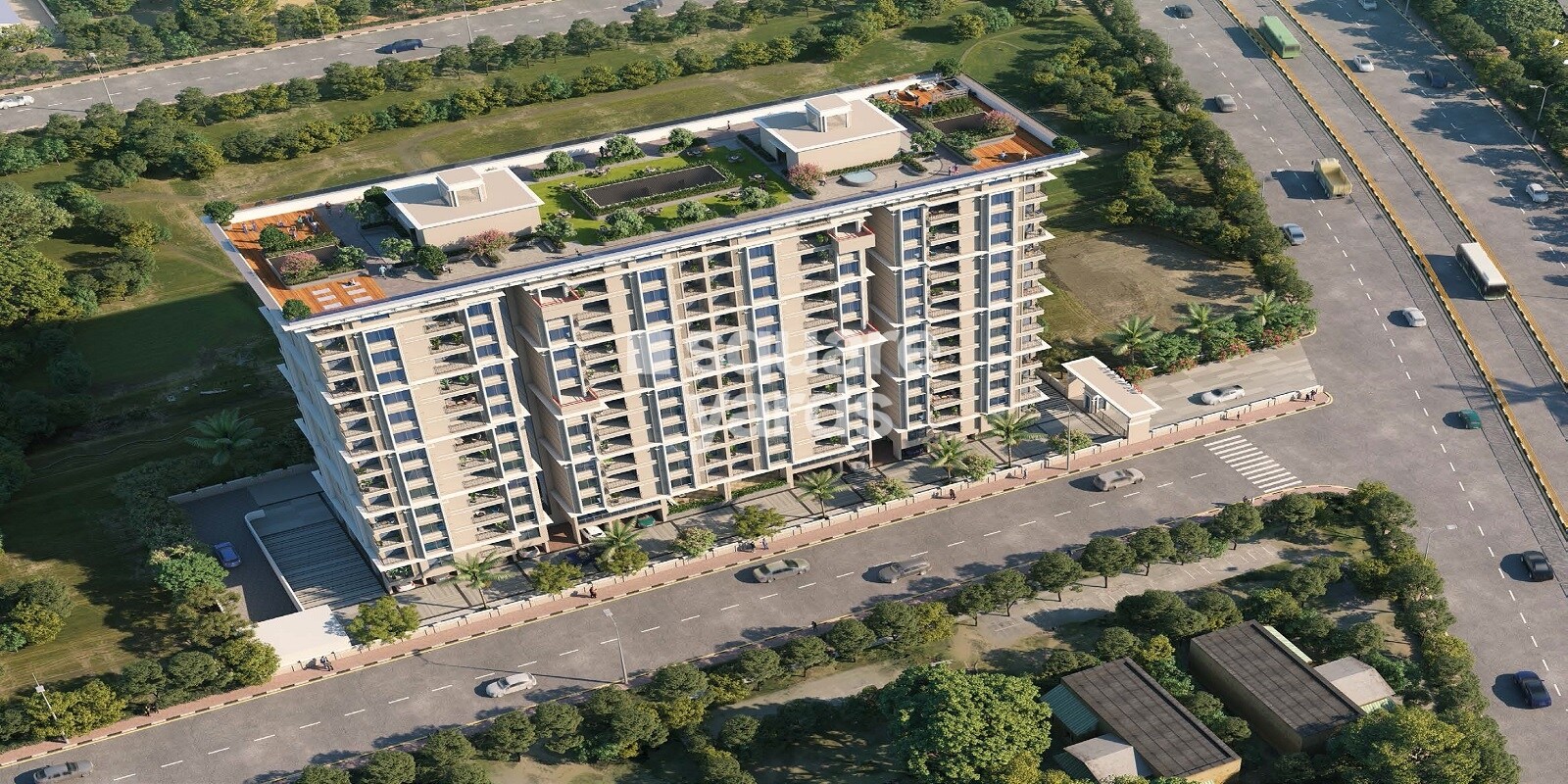 Rohit 108 Avyana Tower View