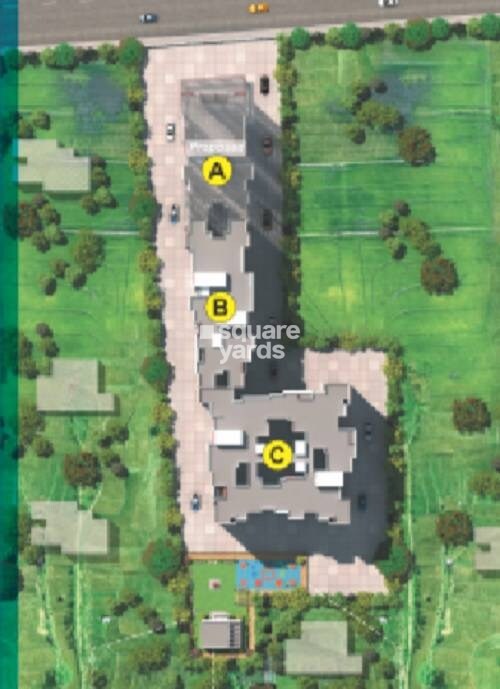 RR-Lunkad-Kartiki-Heights_an aerial view of a city with a lot of green grass