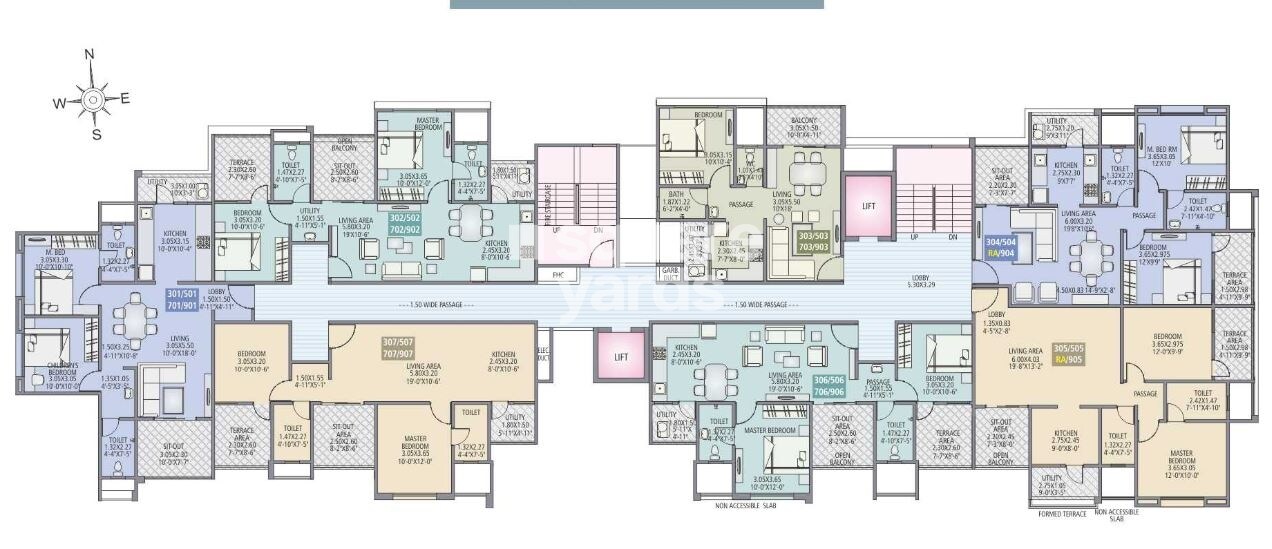 RR Riddhi Siddhi Avenue Floor Plans