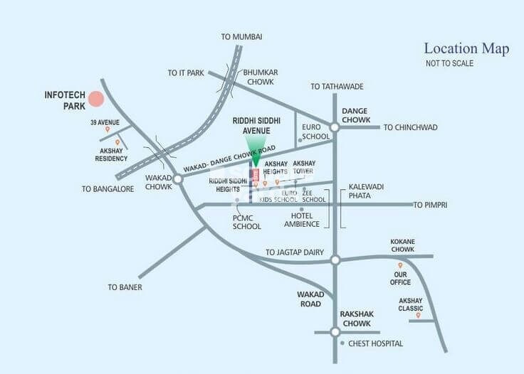 RR Riddhi Siddhi Avenue Location Image