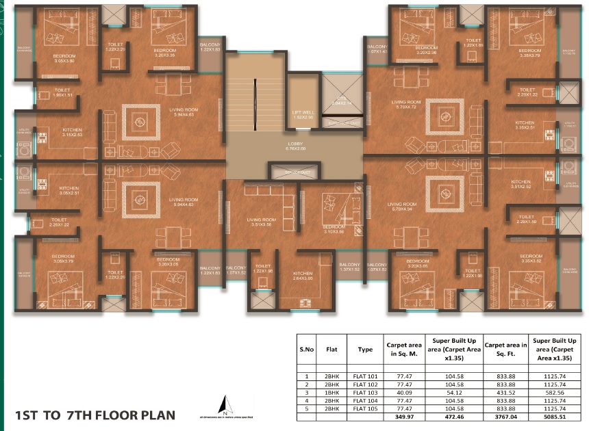 Rudrakshum Residency Floor Plans