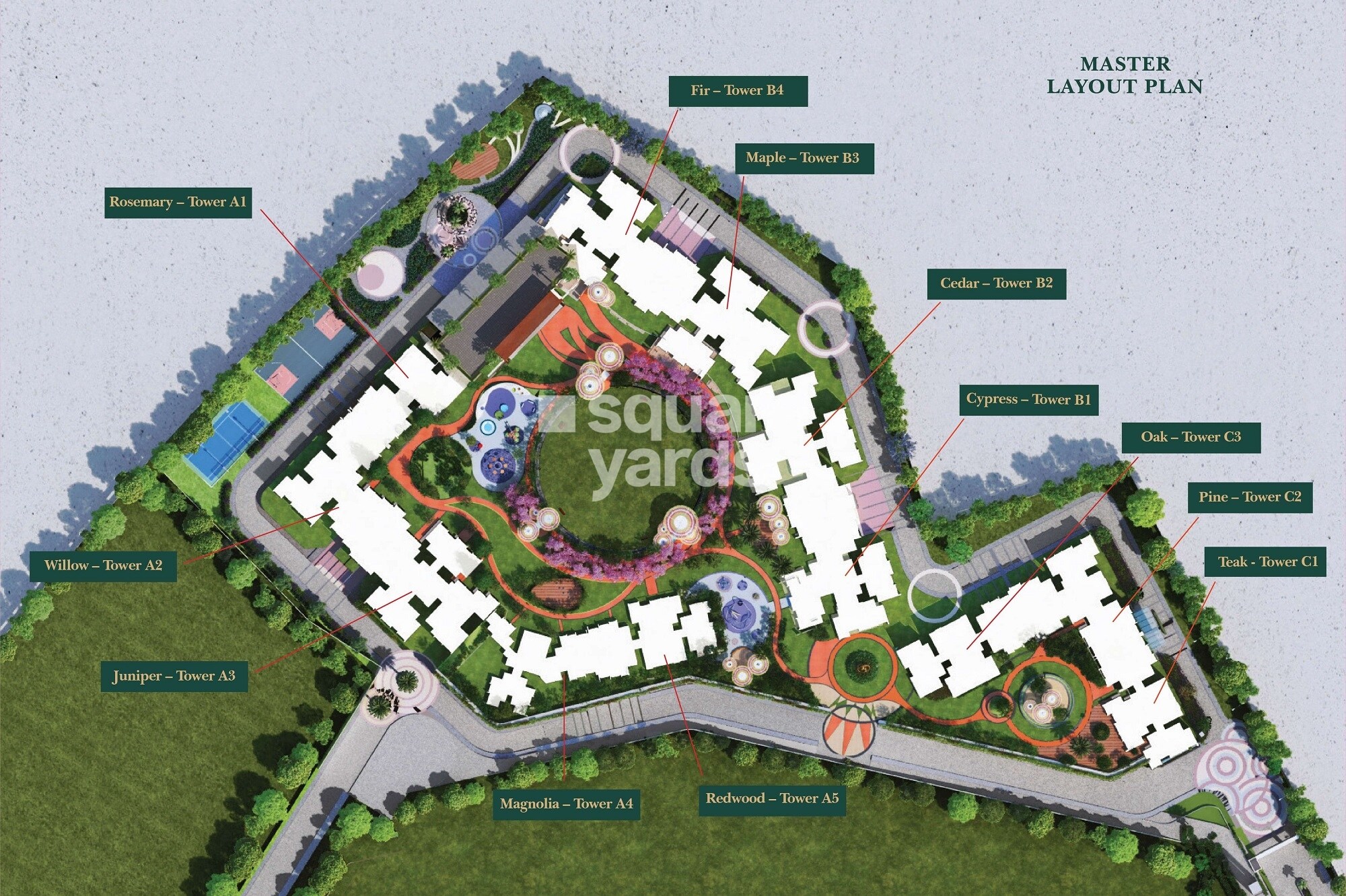 Runwal The Central Park Master Plan Image