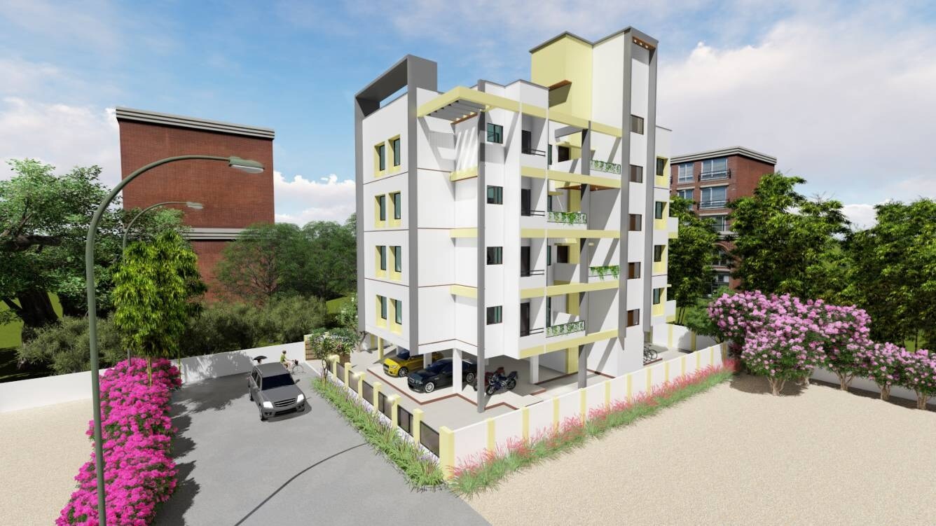 Saanvi Vijayalakshmy Residency Apartment Exteriors