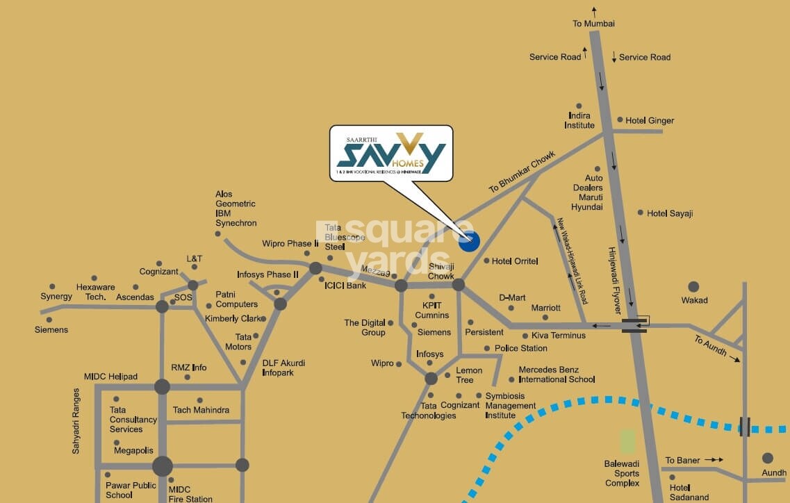 Saarrthi Savvy Homes Location Image