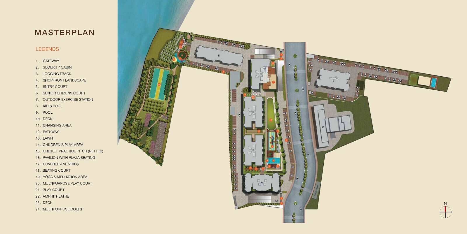 Saarrthi Skybay Master Plan Image