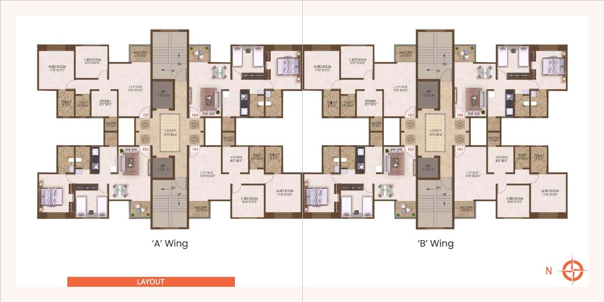 Saffron Amber Floor Plans