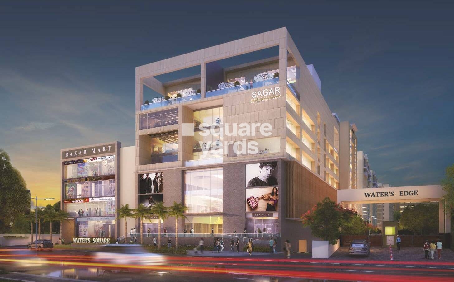 Sagar Waters Edge Square Tower View 1