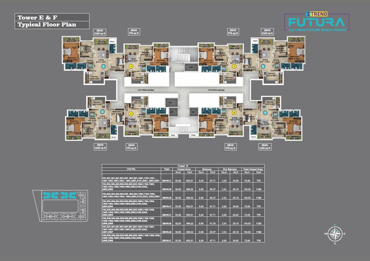 Saheel Itrend Baner NX Floor Plans 7